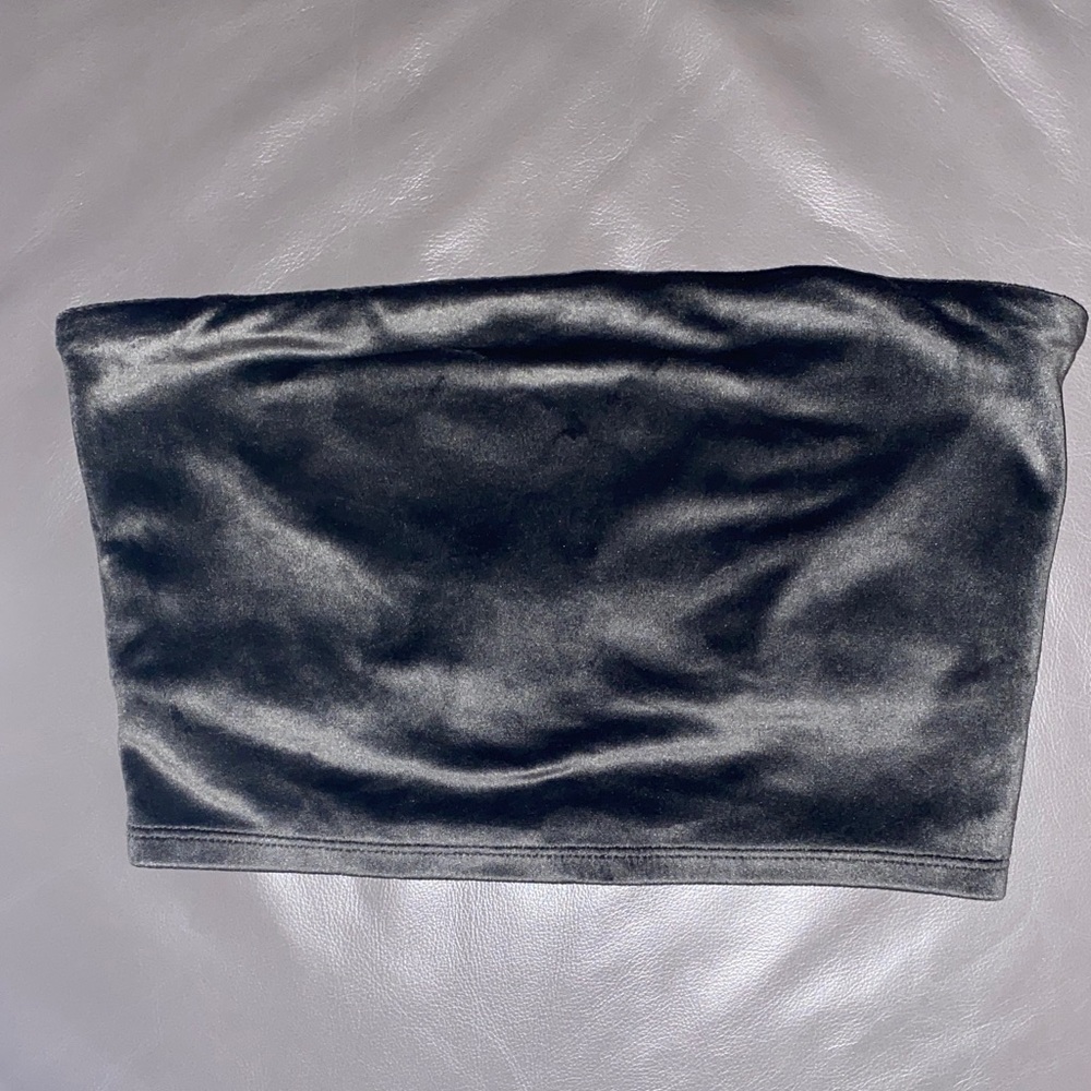 Aerie Charcoal Grey Tube Top